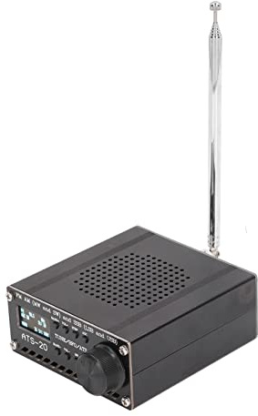 Ejoyous Radio Scanner, Full Band Radio Receiver with Antenna AM LW MW SW SSB LSB USB Portable Aircraft Scanners Receivers, for Audio Output and BNC Interface