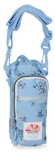 Pepe Jeans Olivia Schultertaschen Hellblau 8x22,5x8 cm Polyester 1.44L von Joumma Bags
