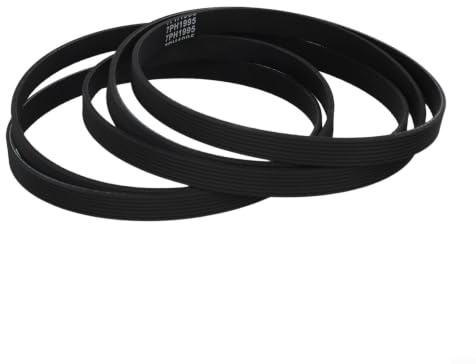 Dryer Belt Compatible with 7PH1995 Tumble Dryers - Black Rubber Drive Belt Spare Part Quick Install