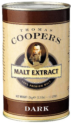 Coopers 100% Premium Liquid Malt Extract DARK 1.5kg 3.3lbs Homebrew Beermaking