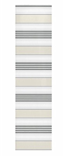 Panneau japonais Viktor - Couleur : argent semi-transparent