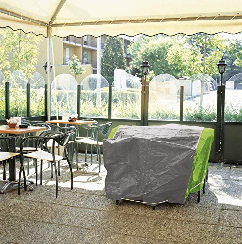 Verdemax 6823 Schutzhülle für Tisch Stühle, 240 x 100 x 70 cm