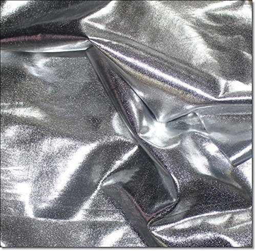 eventkauf Lycra Stoff Meterware am Stück (Silber)