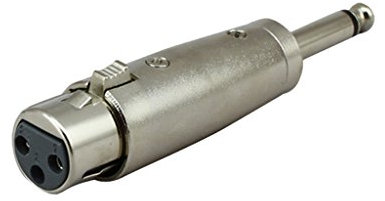 MagiDeal XLR Femelle vers 1/4 6.35mm Mono Mâle Jack Audio Câble Micro Microphone Adaptateur