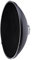 ayex Beauty Dish Lichtformer 55cm Silber für Studioblitze mit Bowensbajonett Inkl. Wabenvorsatz & Diffusor