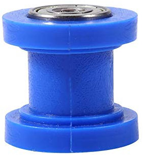 Keenso Rouleau de Chaîne Curseur Tendeur,8mm Guide de Roue de Tendeur de Glisseur de Guide de Poulie pour Moto Pit Dirt Mini Vélo Atv(Blue)