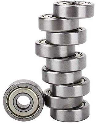 625Zz Kugellager,10 Stück/Lot 625ZZ Klein Rillenkugellager Miniatur-Kugellager,Gummidichtung Metallgeschirmt,Hochgeschwindigkeits-Kugellager,für Verschiedene Mechanische Geräte