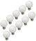 Warmweiß G60 Deko Glühbirne Lichterkette Bunte Leuchtmittel E27 Led Globo Kugel Glühbirnen 2W, Energiesparend Langlebig Farbige Lichterketten Für Zimmer, Weihnachten Baum, Party Nachtlichter, 10 stück