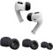 CANOPUS Ersatz Memory Foam In Ear Kopfhörer Ohrpolster, kompatibel mit AirPods Pro, 3 Paar (S, M, L) Schwarz, Airpods pro aufsätze, Airpods pro ohreinsätze, Airpods pro Tips, airpods pro eartips