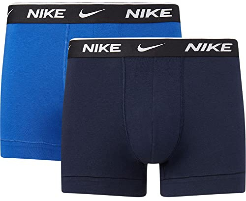 Nike Herren Everyday Cotton Stretch Boxershorts, Obsidian/Game Royal, S EU