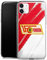 Slim Case extra dünn kompatibel mit Apple iPhone 11 Silikon Handyhülle transparent Hülle Offizielles Lizenzprodukt 1. FC Union Berlin Logo