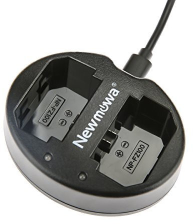 NP FZ100 Newmowa Double USB Chargeur pour Sony NP-FZ100,BC-QZ1 et Sony a1,Sony a6600,Alpha 9,A9,Alpha 9R,A9R,Alpha 9S,A7RIII,A7R3,a7 III