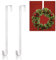 Mienocol Weihnachtskranz, Metall-Kleiderhaken für dicke Haustür, Girlande, Aufhängehaken, Halter über dem Türkranz, Türaufhänger, Haken für Weihnachten, Zuhause, Büro, Tür, Wand, Hochzeitskranz,