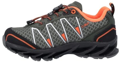 CMP Altak Trail Shoes Wp 2.0, Militare-F.Orange, Unisex-Kids, 35