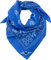 fashionchimp XXL Nicki-Halstuch aus 100% Baumwolle, 70x70 cm, Unisex Bandana, Halstuch, extra groß (Paisley-Tintenblau)