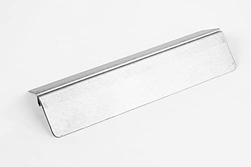 Sommer International GmbH Menükartenhalter 21 cm | Prospekthalter | Flyerständer | Aufsteller | DIN A4 Hochformat oder DIN A5 Querformat | Werbeaufsteller | Edelstahl gebürstet