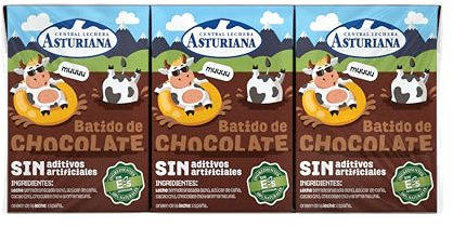LECHE semidesnatada (92%), suero de LECHE, fibra, cacao (2%), aromas naturales y azúcar, Pack 3 x 200ml