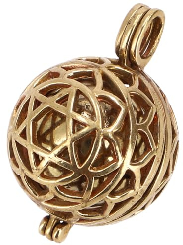 Engelsrufer Klangkugel Anhänger Modeschmuck für Frauen | Wunderschöner Anhänger mit klingender Kugel, öffnbar, Glücksbringer, entspannend, für Kette oder Band
