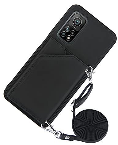 Handykette Handyhülle für Xiaomi Mi 10T/Xiaomi Mi 10T Pro 5G Hülle Premium PU Leder Weich TPU Klapphülle Magnetverschluss Kartenfach Geldbörse Kompatibel mit Hülle Xiaomi Mi 10T/Mi 10T Pro 5G (C)