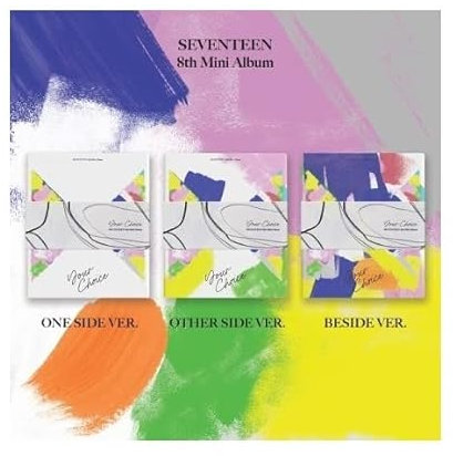 SEVENTEEN - 8th Mini Album [Your Choice] (ONE SIDE+OTHER SIDE+BESIDE ver. SET)