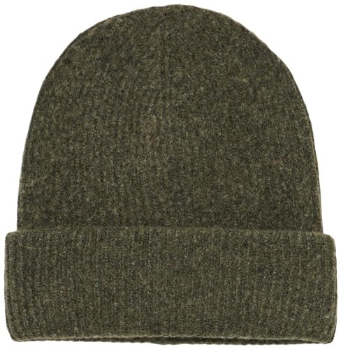PIECES Damen Pcnoella Cashmere Hood Noos Bc, Deep Lichen Green, Einheitsgröße