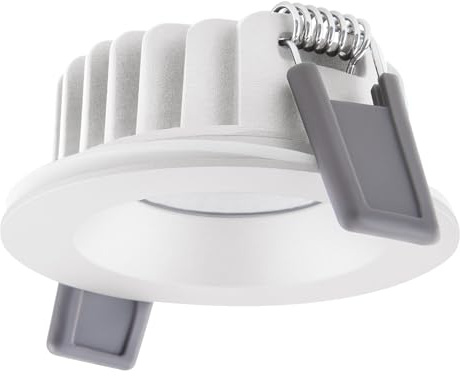 LEDVANCE LED-Spot Air Fix Aluminium Weiß 6W 480lm 36D - 927 Extra Warmweiß | Ausschnitt 68mm - IP65 - Höchste Farbwiedergabe - Dimmbar
