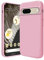 Compatible With Google Pixel 7A Case Silicone, Ultra Slim Soft Google Pixel 7A Phone Case Shockproof Anti-Scratch with Microfiber Lining Protective Cases Cover (Pink)