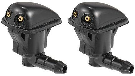 A ABSOPRO Parabrisas Arandela Boquilla Para Toyota Yaris 04-05 - 2 Uds | Color Negro, Material Plastico, Tamano 28X27X23.5Mm, Para Mazda 5 06-10, Para Toyota Tacoma 01-04, Para Toyota Mr2 89/91-95
