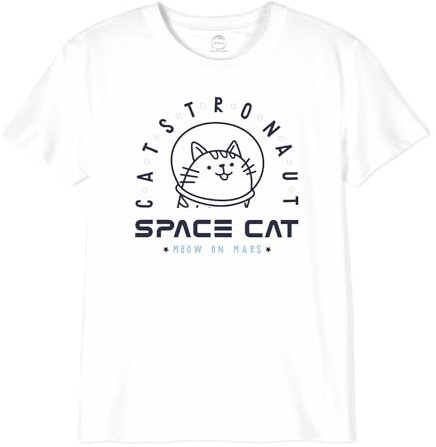 Nasa Mädchen ginasadts067 T-Shirt, weiß, 14 Jahre