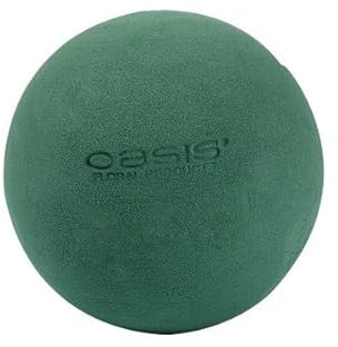 Generisch 1 St... Oasis Profi- Steckmoos Kugel 14 cm Steckschaum für Frischblumen Profi-QUALITÄT für Blumen Steckmasse