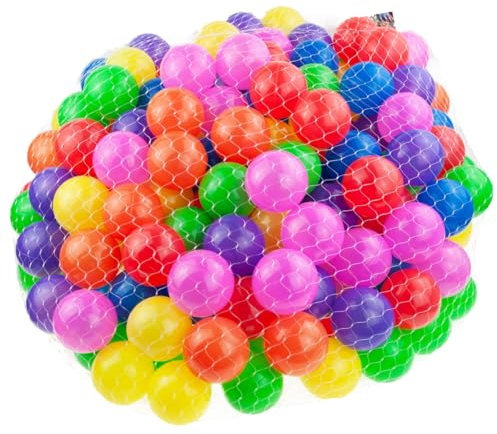 Martom Bunte Bälle für Bällebad 7/6cm Babybälle Plastikbälle Baby Spielbälle 100-2000 Stuck (6cm, 300, Stück)
