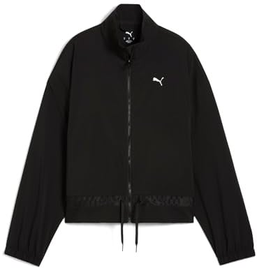 PUMA Damen LACE WOVEN JACKET Gewebte Jacken, PUMA Black, XS