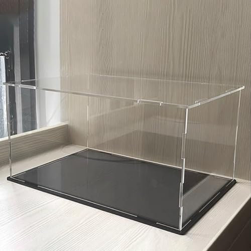 Acryl Vitrine Action-Figuren Sammlung Clear Display Box, Extra große Acryl-Thekenbox für die Organisation Vitrine 10 15 20 25 30 35 40 45 50 55 60 65 70 Cm, für Spielzeug Puppenhut Modelleisenbahn ( C