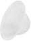 ZJIVQO Replacement Glass Shades White Glass Lamp Shade Covers Decorative Wall Light Shades E27 Clip On Bulb Ceiling Pendant Light for Table Wall Floor Ceiling