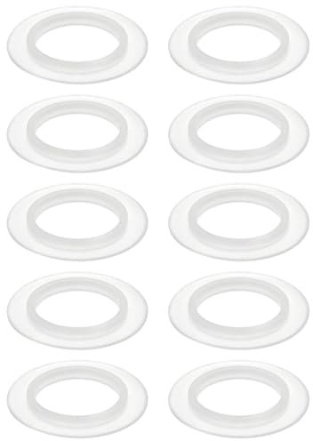 EMSea 10 juntas tóricas de silicona de diámetro interior de 23 mm de diámetro exterior de 38 mm, sello de goma adecuado para el tapón de drenaje de lavabo desplegable tipo empuje para baño