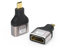 SOMDARHK 8K HDMI Adapter to HDMI (2 Pack), Micro HDMI to HDMI Adapter 2.1 Micro HDMI Male Connector Bidirectional,Supports 8K@60Hz for Monitor, Camera, Laptop