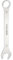 sourcing map Thin Combination Wrench Metric 17mm Torx Ended Box 15 Degree Offset Open End Stainless Steel, Silver Tone