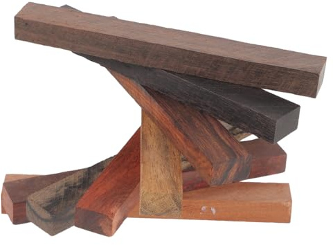 DIYEAH 8stücke Stiftrohlinge aus Exotischem Holz zum Drechseln Diy-bastelzubehör Holzrohlinge für Bastelarbeiten Bastelrohlinge zum Bemalen oder Beizen Geringes Gewicht und Einfache Reini