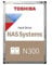 Toshiba Disco rigido NAS interno N300 da 4 TB, HDD SATA da 3,5'', 7200 RPM, funzionamento 24 ore su 24, 7 giorni su 7, supporto di sistemi da 1 a 8 bay, 128 MB di cache, (HDEX01TZNA51F).