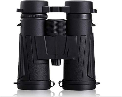 Fernglas 10x42 Wasserdicht mit Tragbarem Teleskop Ultra Scharfe Sicht Durch BaK4 Prismen FMC Kompakt und Leicht für Anyand Safari Outdoor