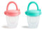 Munchkin Baby Silikon-Essensspender | Ideal für unterwegs – Silikon-Beutel für pürierte Lebensmittel | Selbstfütterungs-Essensspender| Reise-Essentials | BPA-frei | Ab 4m+ | 2pack | Pink & Grün