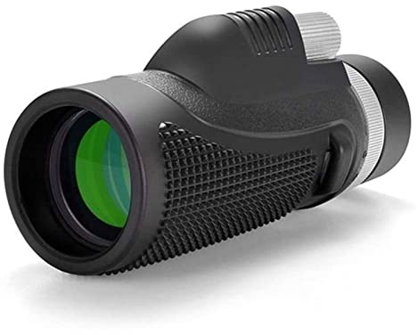Ruiseawing Monokular-Teleskop – 40 x 60 tragbares wasserdichtes Monokular mit Smartphone-Adapter, BAK4-Prisma für Vögel, Wildtiere, Jagd, Camping, Reisen