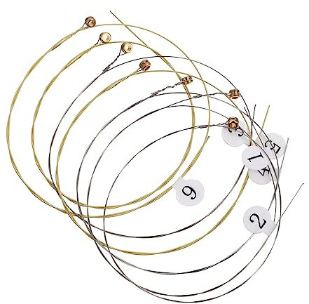 CLISPEED 7stücke Teiliges Harfsaiten Aus Stahl Für Saitenersatz Langlebige Instrumentenzubehör Mit Glatter Oberfläche Geeignet Für Kleine Harfe Und Klassische Harfenspieler