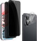 QULLOO 2+2 pièces Anti-Espion Verre Trempé pour Honor 400 + Protecteur d'Objectif de Caméra Arrière, 9H Dureté Privacy Protection écran, Anti-Rayures Anti-Spy Film