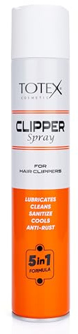 Totex CLIPPER Spray 400 ml I 5-in-1: schmiert, reinigt, kühlt, etc. I 1 Stk