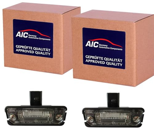 BandelOne 2x AIC Kennzeichenleuchte | 2x 53387 passend für Bora Golf Lupo Polo