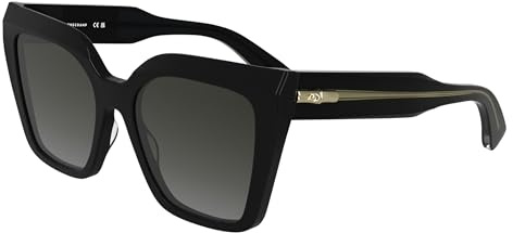 LONGCHAMP Women's Sunglasses LO778S N 001 Black 54/19/140