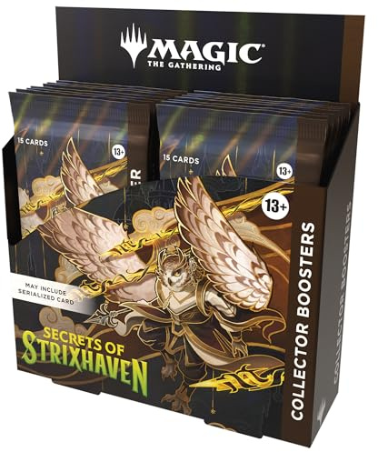 Magic: The Gathering Secrets of Strixhaven Sammler-Booster-Box, 12 Packungen