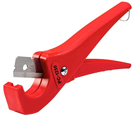 RIDGID 23488 Tagliatubi a singolo scatto per tubi di plastica modello PC-1250, tagliatubi da 3 mm 41 mm