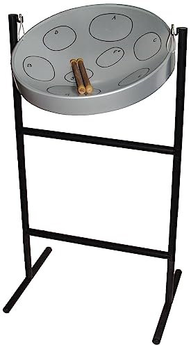 Jumbie Jam JJ1058-GY Grey Steel Pan Kit - Beginner Steel Drum